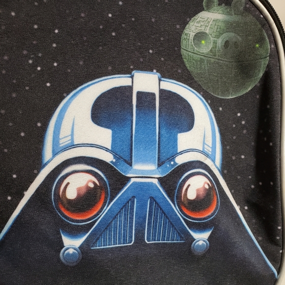 Star Wars Angry Birds Duffle Gym Bag Black Red Ove - Picture 11 of 12